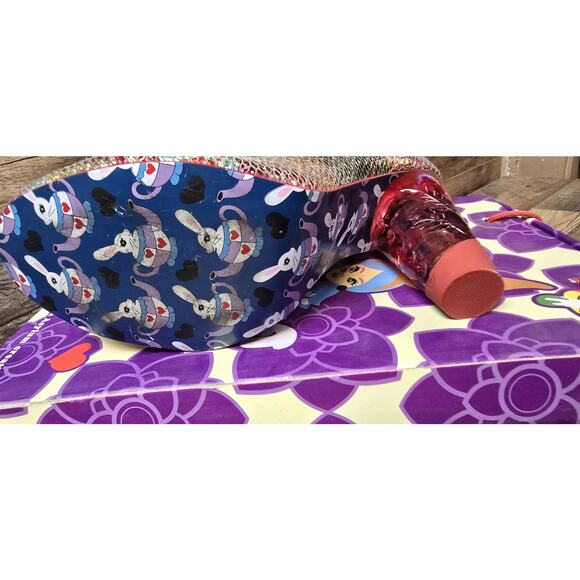 Irregular Choice Ozzy Green/Red Chunky Heel 3801-02K USA 10 EUR 41 Pre Owned - Picture 12 of 16